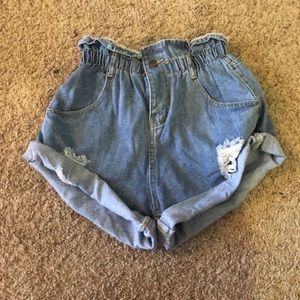 Paperbag shorts
